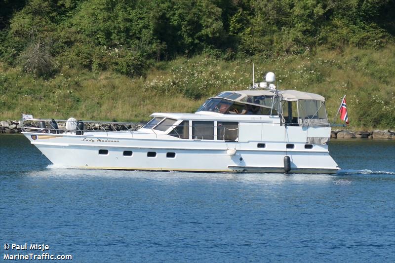 lady madonna (Pleasure craft) - IMO , MMSI 257123070 under the flag of Norway