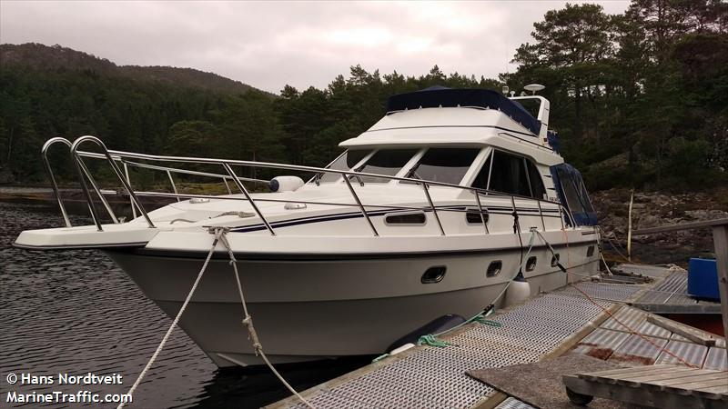 nadia (Pleasure craft) - IMO , MMSI 257952680 under the flag of Norway