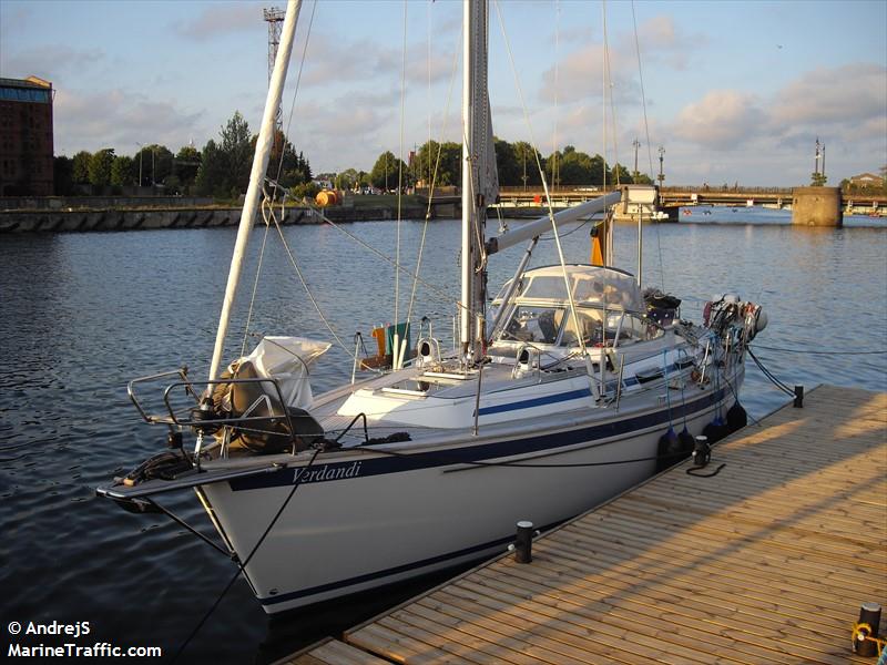 verdandi (Pleasure craft) - IMO , MMSI 265740490, Call Sign SE8030 under the flag of Sweden