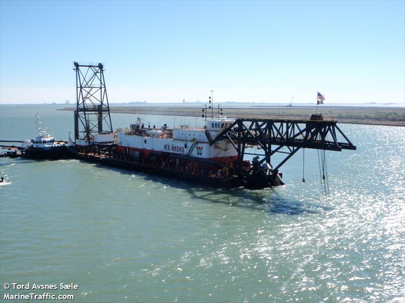 rs weeks (Dredging or UW ops) - IMO , MMSI 366955430, Call Sign WCK9505 under the flag of United States (USA)