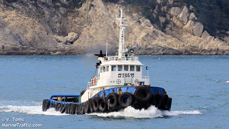 505 samyang (Tug) - IMO , MMSI 440119060, Call Sign 954325 under the flag of Korea