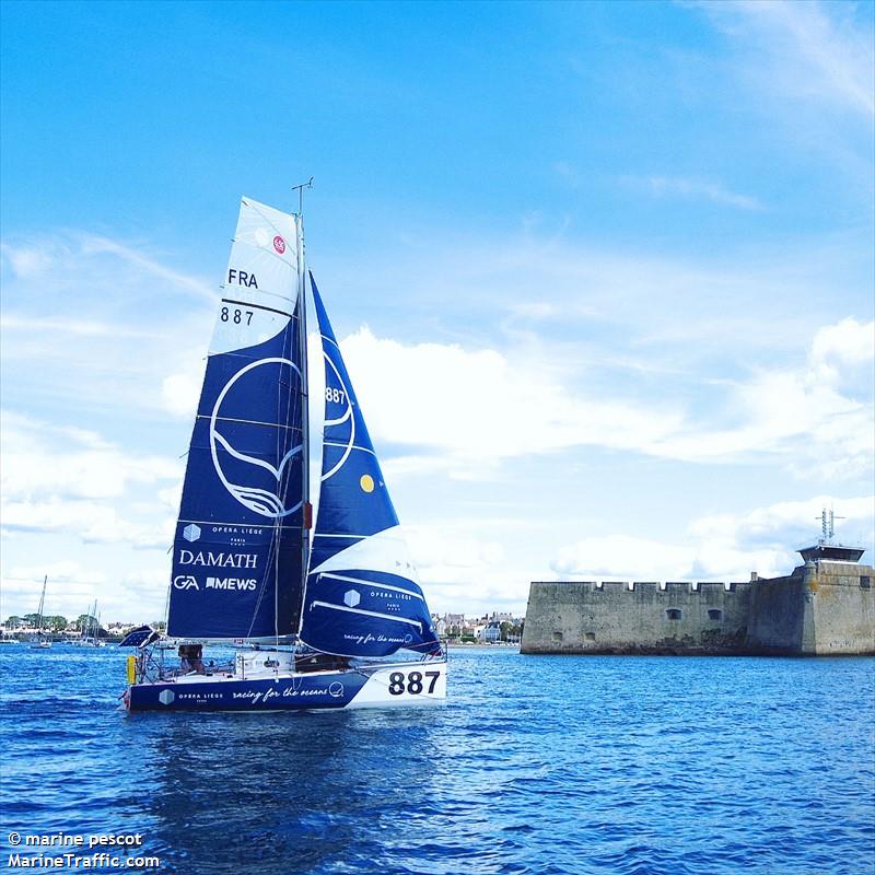 king julian solosail (Sailing vessel) - IMO , MMSI 227390620, Call Sign FAD4091 under the flag of France