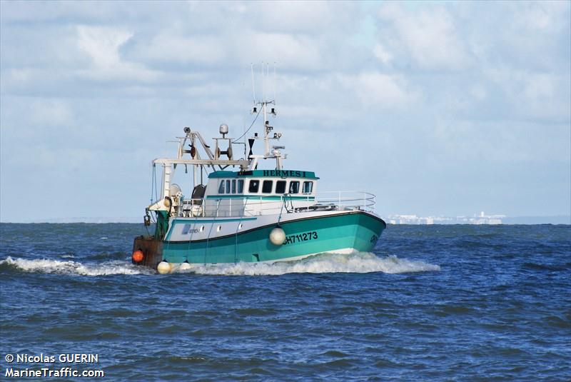 fv hermes 1 (Fishing vessel) - IMO , MMSI 228866000, Call Sign FHSY under the flag of France