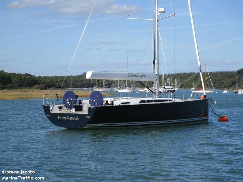 emma keturah (Sailing vessel) - IMO , MMSI 232008347, Call Sign MBCK7 under the flag of United Kingdom (UK)