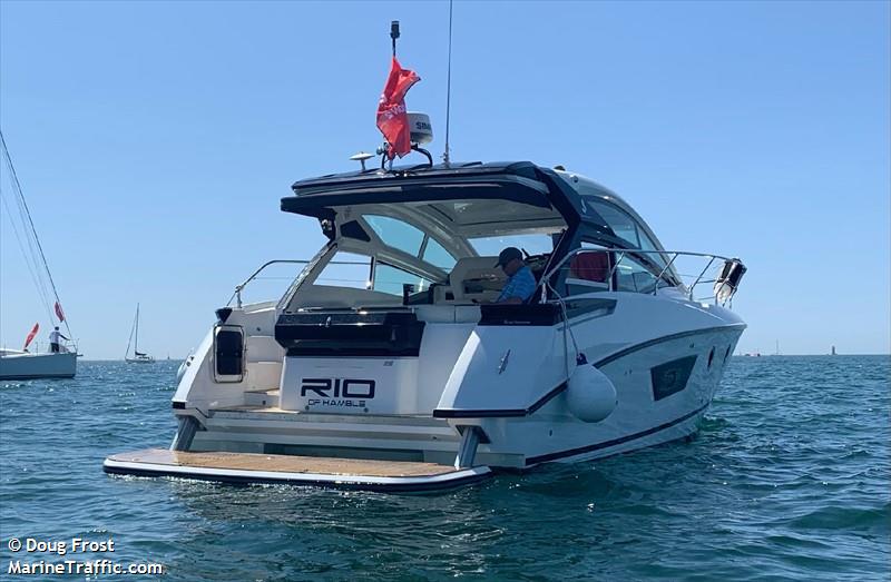 rio (Pleasure craft) - IMO , MMSI 232026198, Call Sign MGTB6 under the flag of United Kingdom (UK)