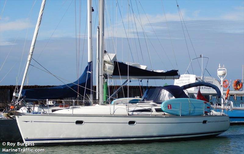theamila (Sailing vessel) - IMO , MMSI 235012079, Call Sign MBJN5 under the flag of United Kingdom (UK)