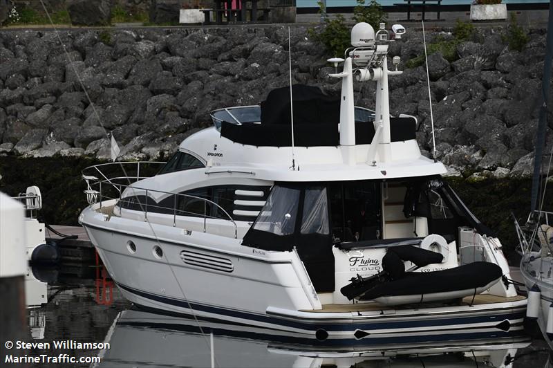 flying cloud (Pleasure craft) - IMO , MMSI 235063814, Call Sign MKZE8 under the flag of United Kingdom (UK)