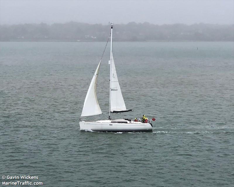 mon ami (Sailing vessel) - IMO , MMSI 235069703, Call Sign 2BVO6 under the flag of United Kingdom (UK)