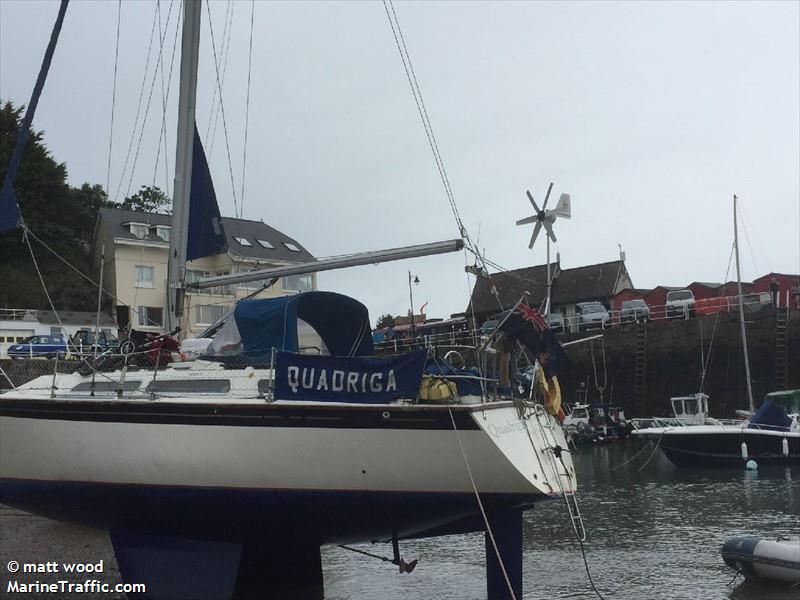 quadriga (Sailing vessel) - IMO , MMSI 235109333, Call Sign 2IFP3 under the flag of United Kingdom (UK)