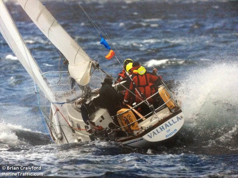 valhalla of ashton (Sailing vessel) - IMO , MMSI 235913382, Call Sign MADQ8 under the flag of United Kingdom (UK)