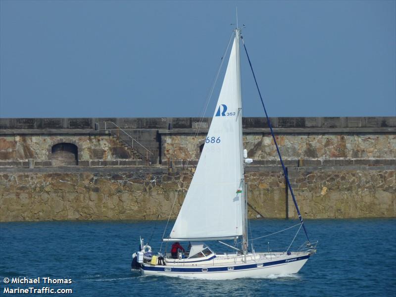 esperanza (Sailing vessel) - IMO , MMSI 250003033 under the flag of Ireland