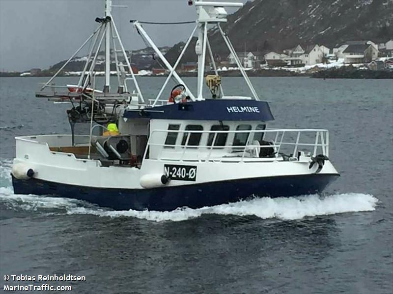 helmine (Fishing vessel) - IMO , MMSI 257015640, Call Sign LK 5591 under the flag of Norway