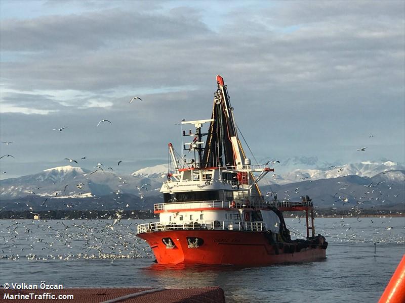 deniz ana (Fishing vessel) - IMO , MMSI 271073292, Call Sign TCA5105 under the flag of Turkey