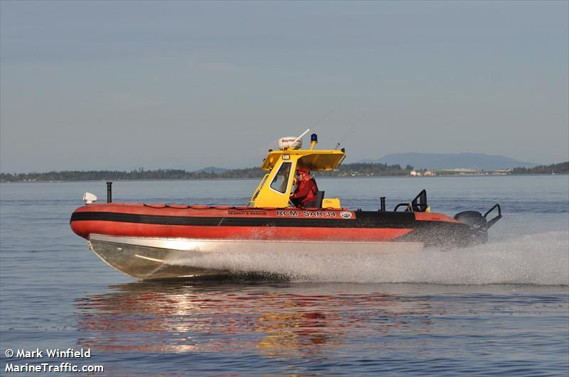 rcm sar 34 (SAR) - IMO , MMSI 316026293, Call Sign SAR 34 under the flag of Canada