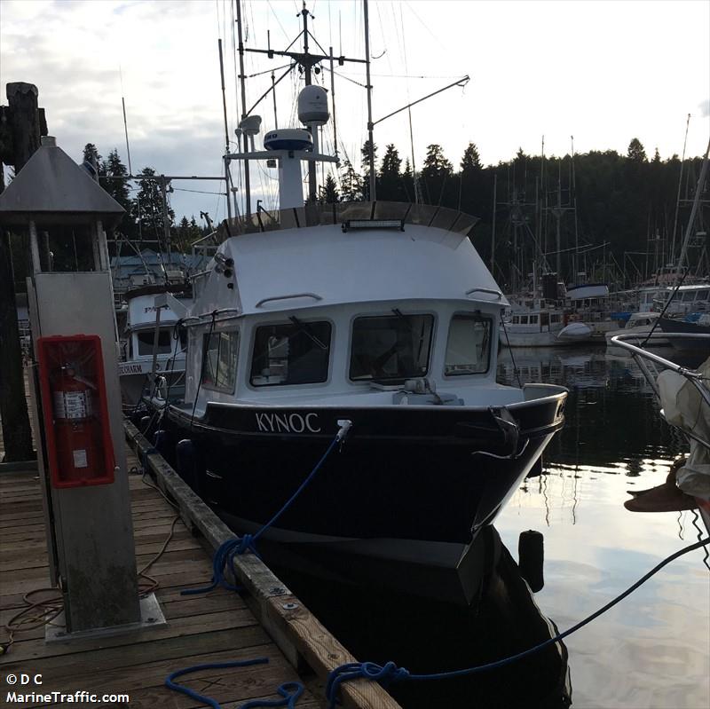 kynoc (Fishing vessel) - IMO , MMSI 316040173 under the flag of Canada