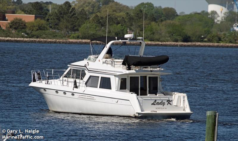 lady k (Pleasure craft) - IMO , MMSI 338311624 under the flag of USA