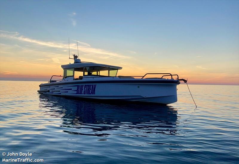 blue streak (Pleasure craft) - IMO , MMSI 368155740 under the flag of United States (USA)