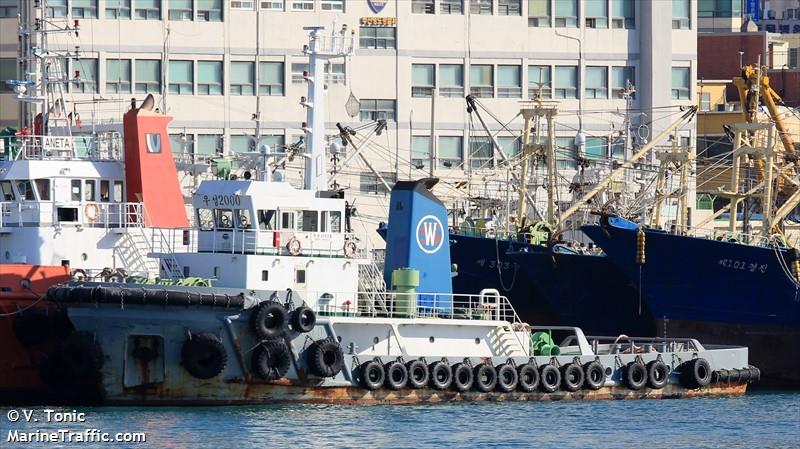woo sung 2000ho (Tug) - IMO , MMSI 440031270, Call Sign 160072 under the flag of Korea