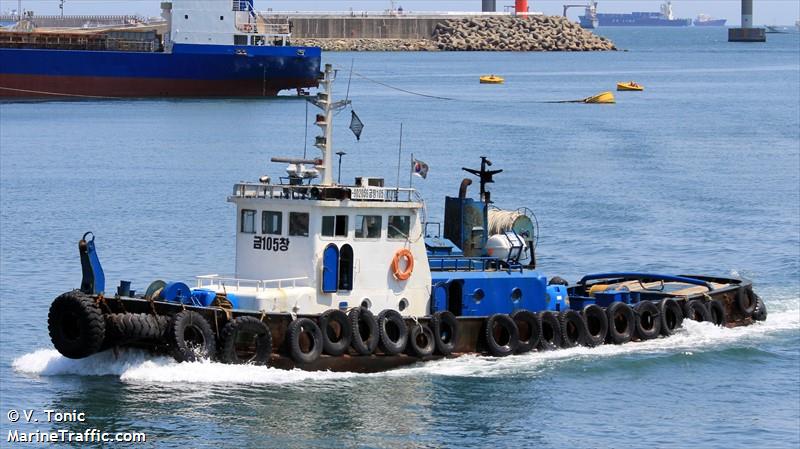 kum chang 105 ho (Tug) - IMO , MMSI 440130190, Call Sign 902056 under the flag of Korea