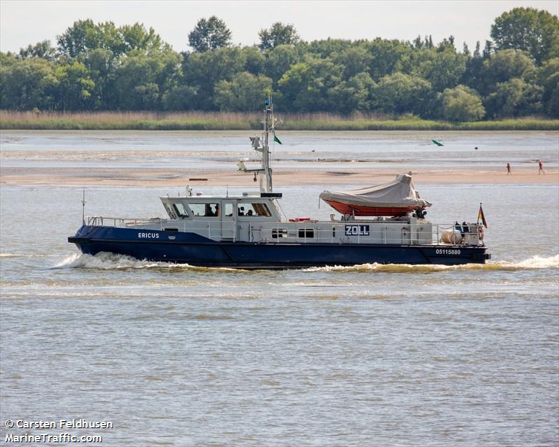 ericus (Other type) - IMO , MMSI 211242980, Call Sign DJ4942 under the flag of Germany