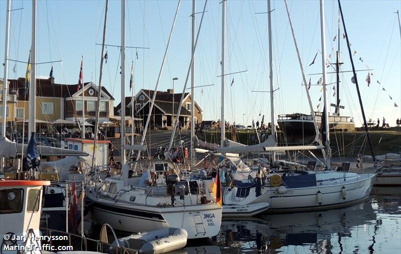 inga (Sailing vessel) - IMO , MMSI 211668390, Call Sign DB3496 under the flag of Germany