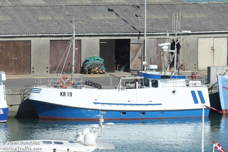 zita kr19 (Fishing vessel) - IMO , MMSI 219004002, Call Sign OU7190 under the flag of Denmark