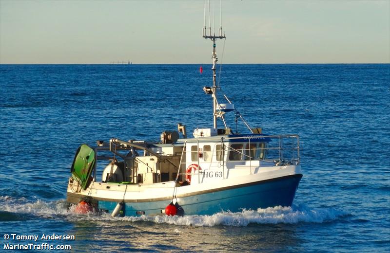 brestur hg63 (Fishing vessel) - IMO , MMSI 219020578, Call Sign OX2821 under the flag of Denmark