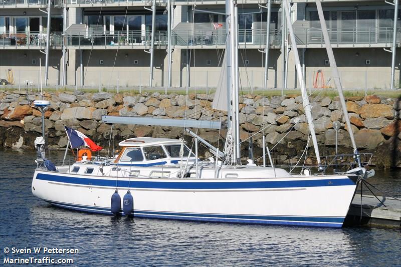 blue benda (Sailing vessel) - IMO , MMSI 227065530 under the flag of France