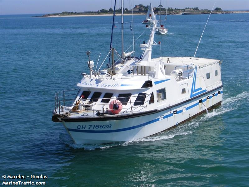 fv marine camille (Fishing vessel) - IMO , MMSI 227136700, Call Sign FGEZ under the flag of France