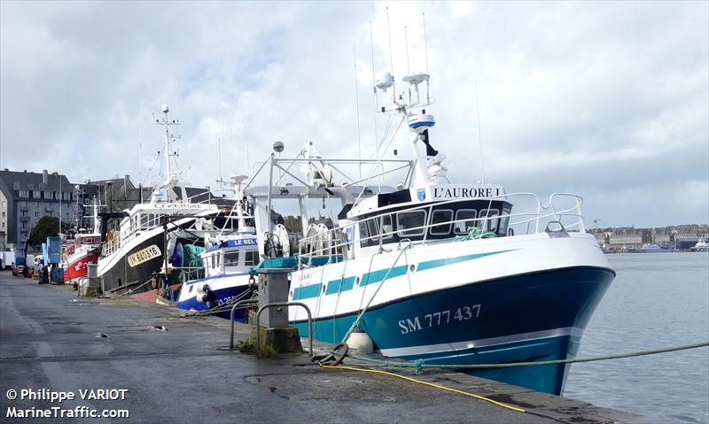 fv laurore 1 (Fishing vessel) - IMO , MMSI 227621360, Call Sign FG8073 under the flag of France