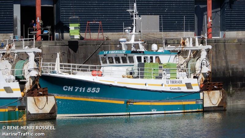 fv le tiberiade (-) - IMO , MMSI 228192000, Call Sign FVRK under the flag of France