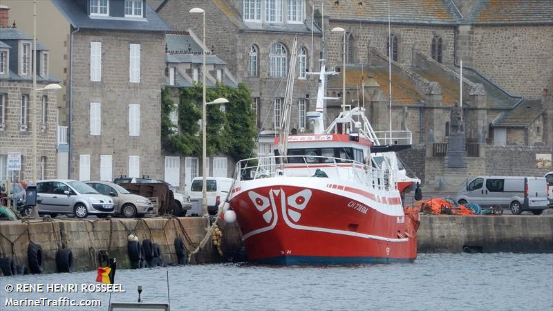 fv ami de la mer (Fishing vessel) - IMO , MMSI 228952000, Call Sign FGBJ under the flag of France