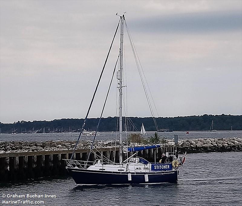 stitcher (Sailing vessel) - IMO , MMSI 235017694, Call Sign MKKB2 under the flag of United Kingdom (UK)
