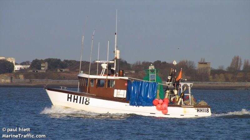 yvonne anne hh118 (Fishing vessel) - IMO , MMSI 235084624 under the flag of United Kingdom (UK)