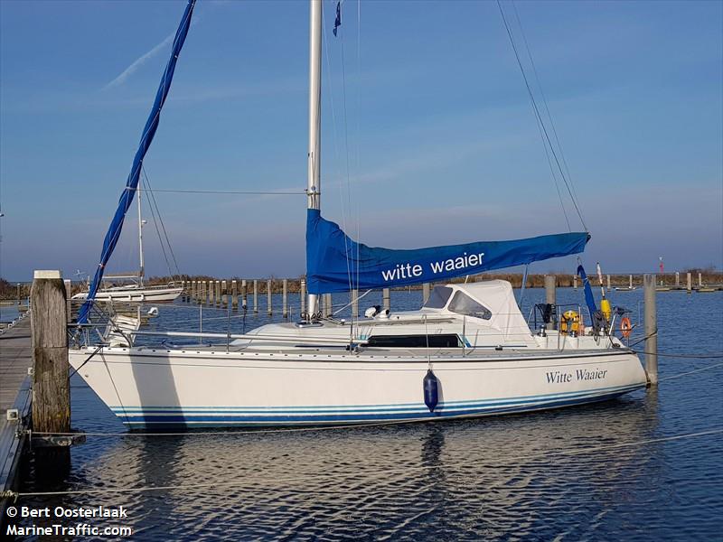 witte waaier (Sailing vessel) - IMO , MMSI 244020284, Call Sign PC2702 under the flag of Netherlands