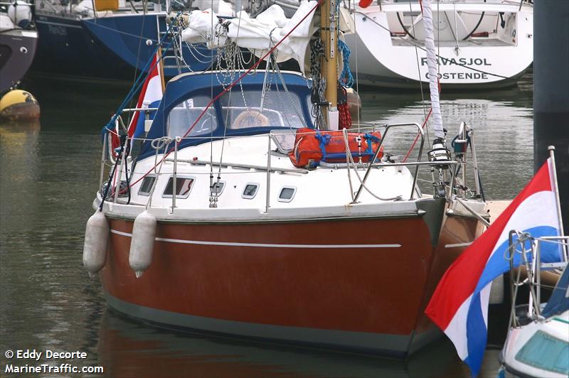 diop (Sailing vessel) - IMO , MMSI 244343574 under the flag of Netherlands