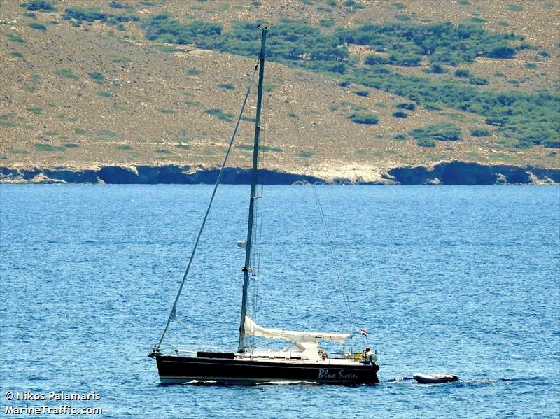 blue swan (Sailing vessel) - IMO , MMSI 244690058, Call Sign PB6086 under the flag of Netherlands