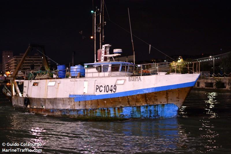 bruma (Fishing vessel) - IMO , MMSI 247102210, Call Sign IJUA under the flag of Italy