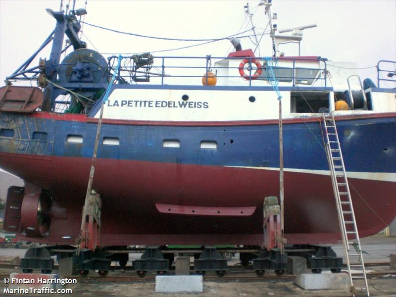 edelweiss (Fishing vessel) - IMO , MMSI 250000528, Call Sign EI8471 under the flag of Ireland