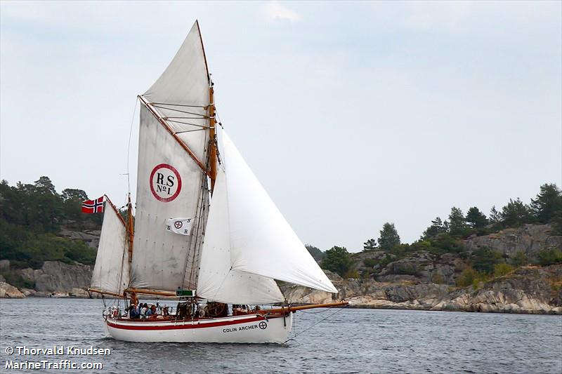 colin archer (Sailing vessel) - IMO , MMSI 257278600, Call Sign LICF under the flag of Norway