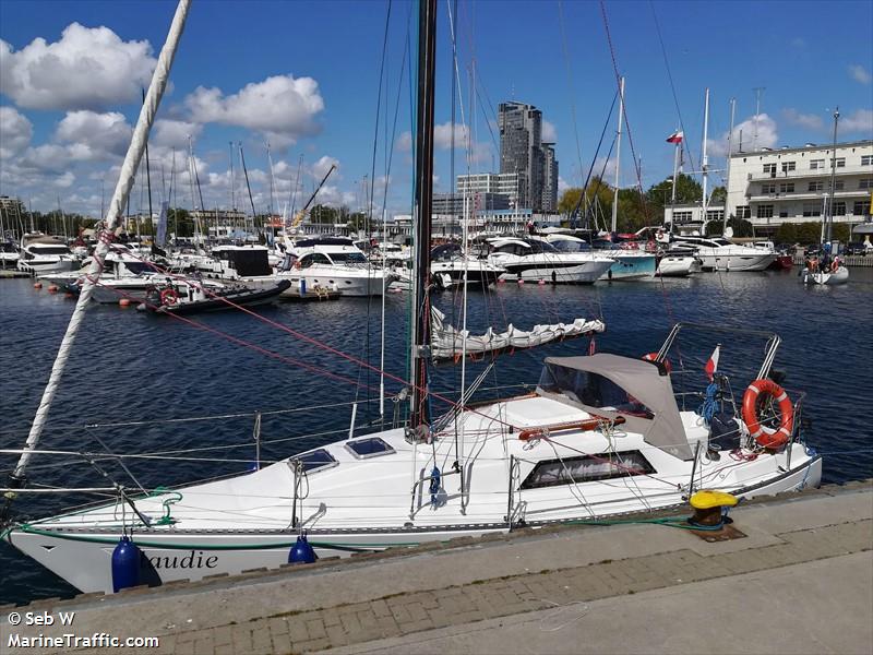 claudie (Sailing vessel) - IMO , MMSI 261023770, Call Sign SPG3819 under the flag of Poland