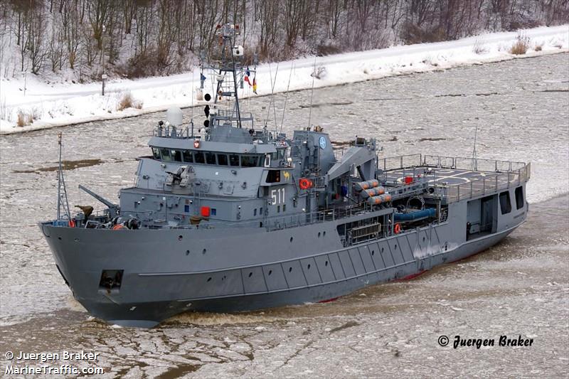orp czernicki (Military ops) - IMO , MMSI 261221000, Call Sign SNWZ under the flag of Poland