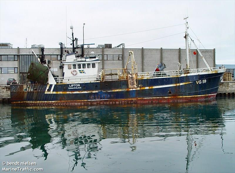 vg59 lipton (Fishing vessel) - IMO , MMSI 265703000, Call Sign SHRM under the flag of Sweden