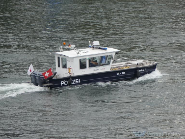 raurica (Law enforcment) - IMO , MMSI 269057210, Call Sign HE7210 under the flag of Switzerland