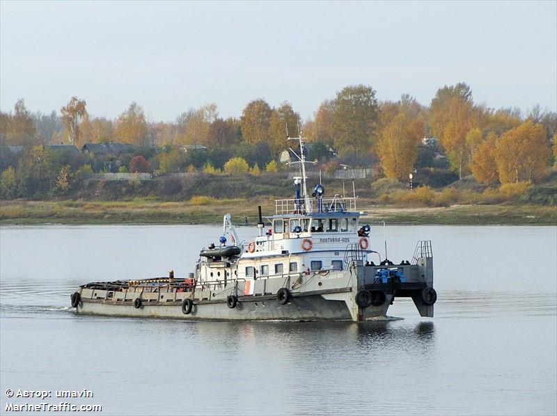 plotovod 605 (Towing vessel) - IMO , MMSI 273336470 under the flag of Russia