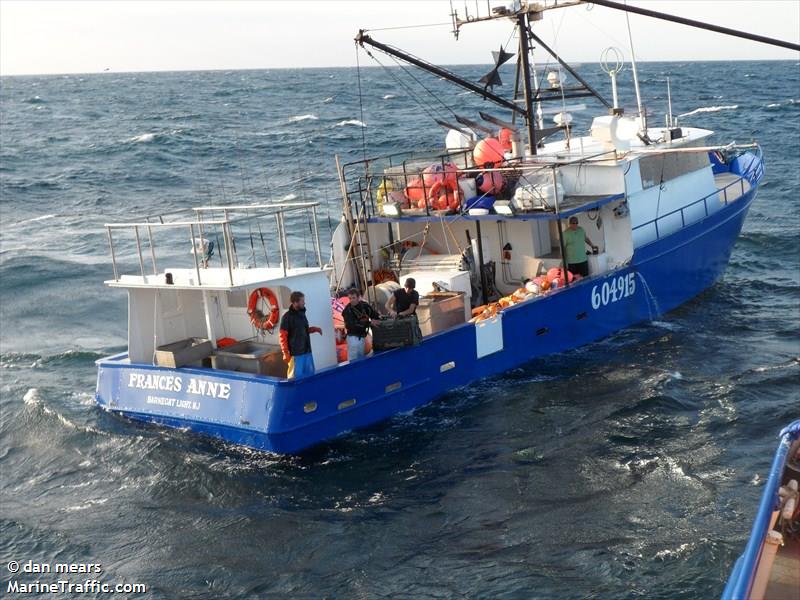 frances anne (Fishing vessel) - IMO , MMSI 367406910, Call Sign WDE8555 under the flag of United States (USA)