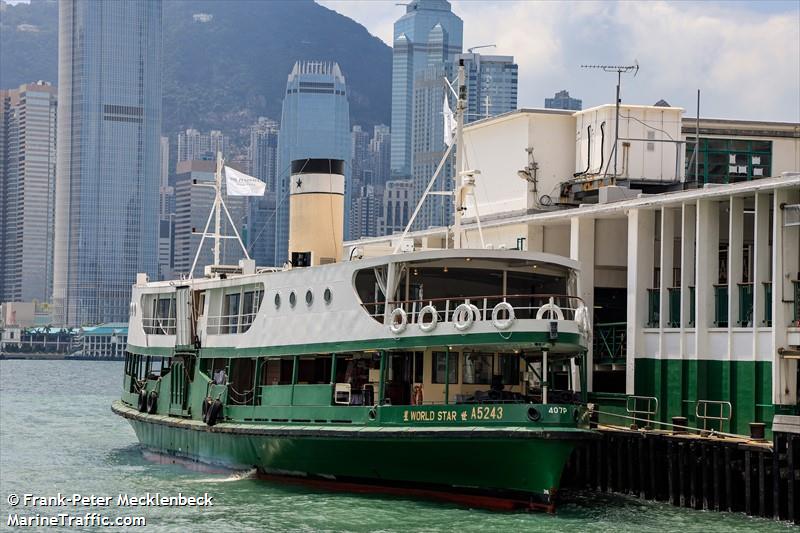 world star (Passenger ship) - IMO , MMSI 477995416, Call Sign VRS4212 under the flag of Hong Kong