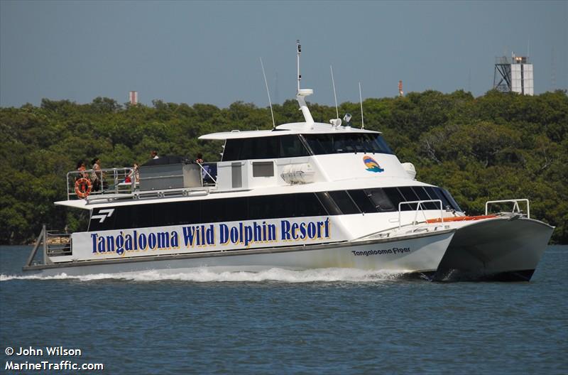 tangalooma flyer (Passenger ship) - IMO , MMSI 503387400 under the flag of Australia