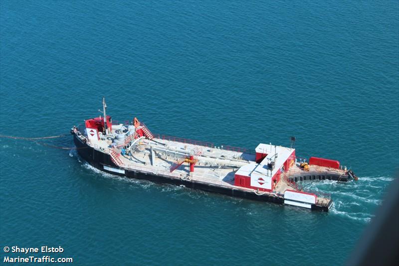 marsden bay barge (Towing vessel) - IMO , MMSI 512008023, Call Sign ZMX8655 under the flag of New Zealand