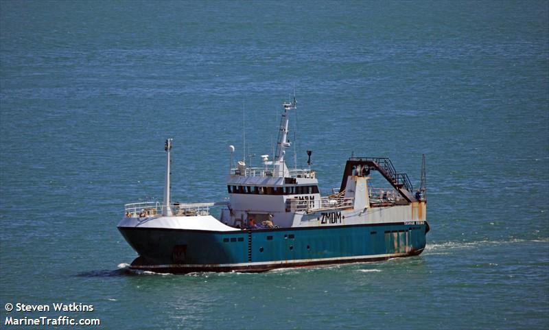 tasman viking (Fishing vessel) - IMO , MMSI 512017000, Call Sign ZMDM under the flag of New Zealand